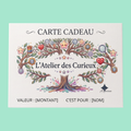Carte cadeau L'atelier des curieux